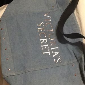 Victoria Secret Denim Tote